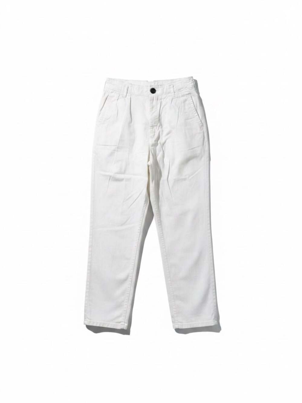 Mix It Vintage White 100% Cotton Pleated Trousers Pants Size 11/12